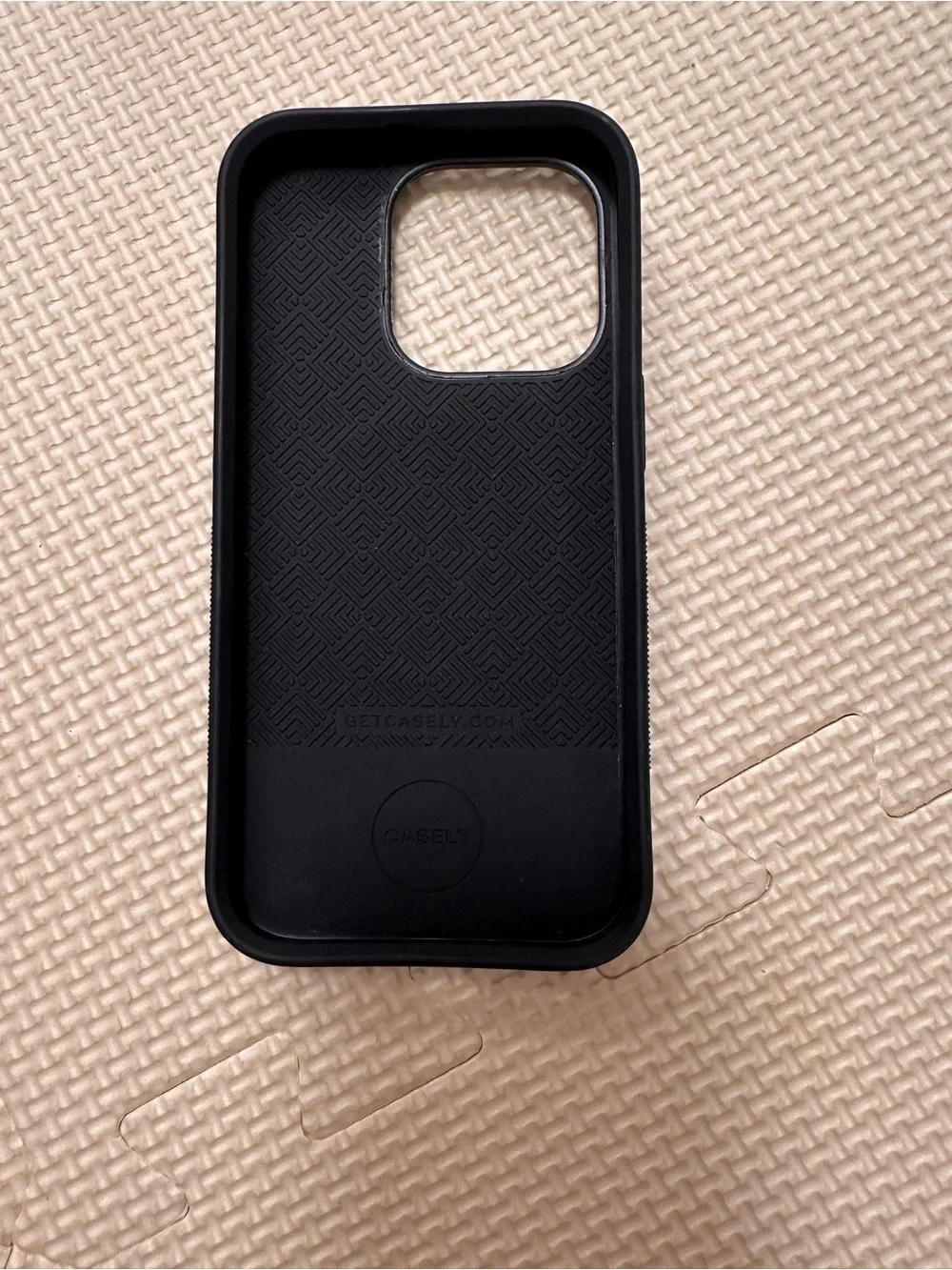 Casely Black Glitter MagSafe Case for iPhone 14 Pro | Genuine